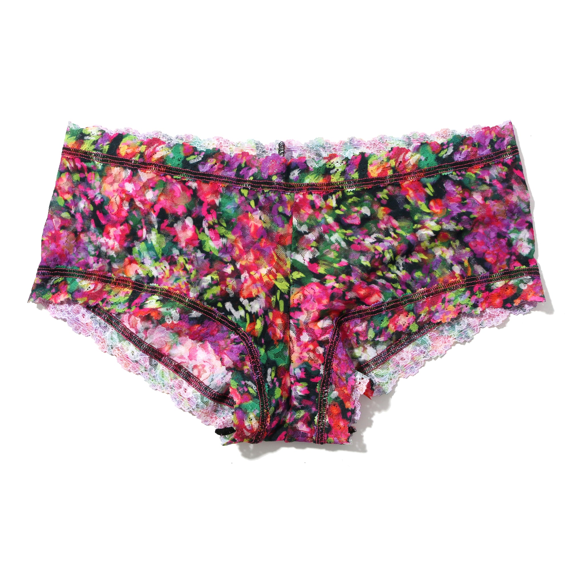 Signature Lace Boyshort | Celebration (Black)