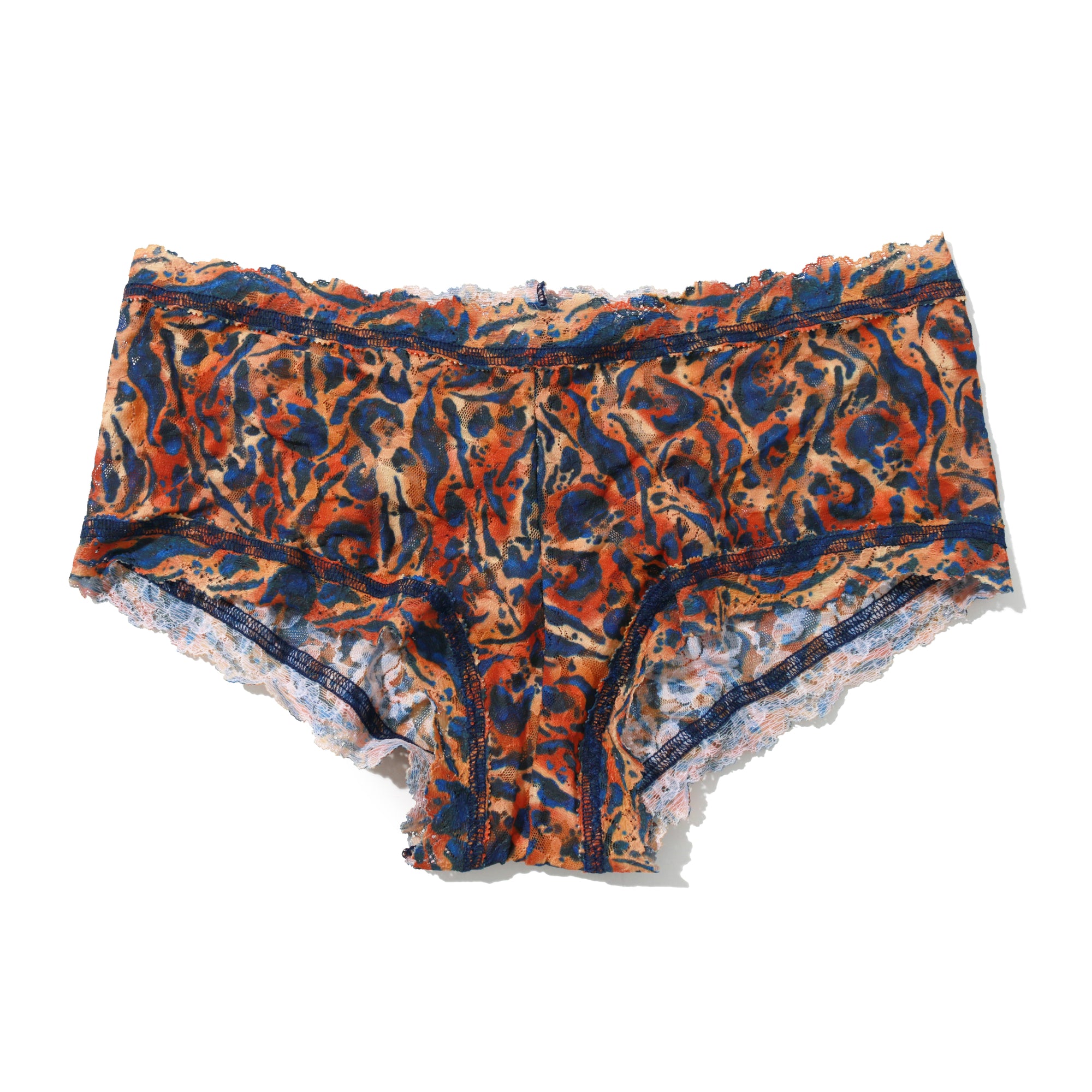 Signature Lace Boyshort | Wild About Blue (Animal Print)