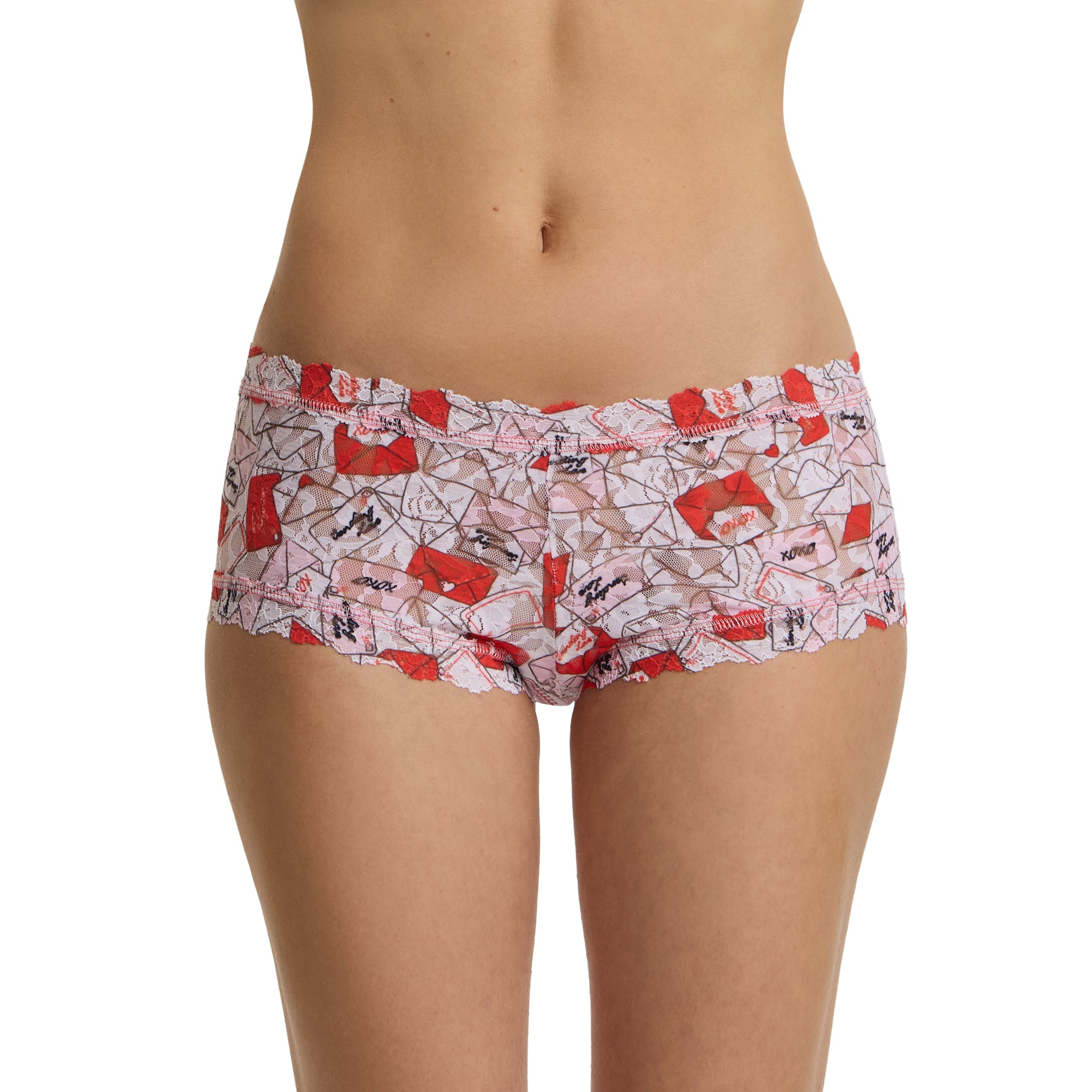 Signature Lace Boyshort | With Love (White)