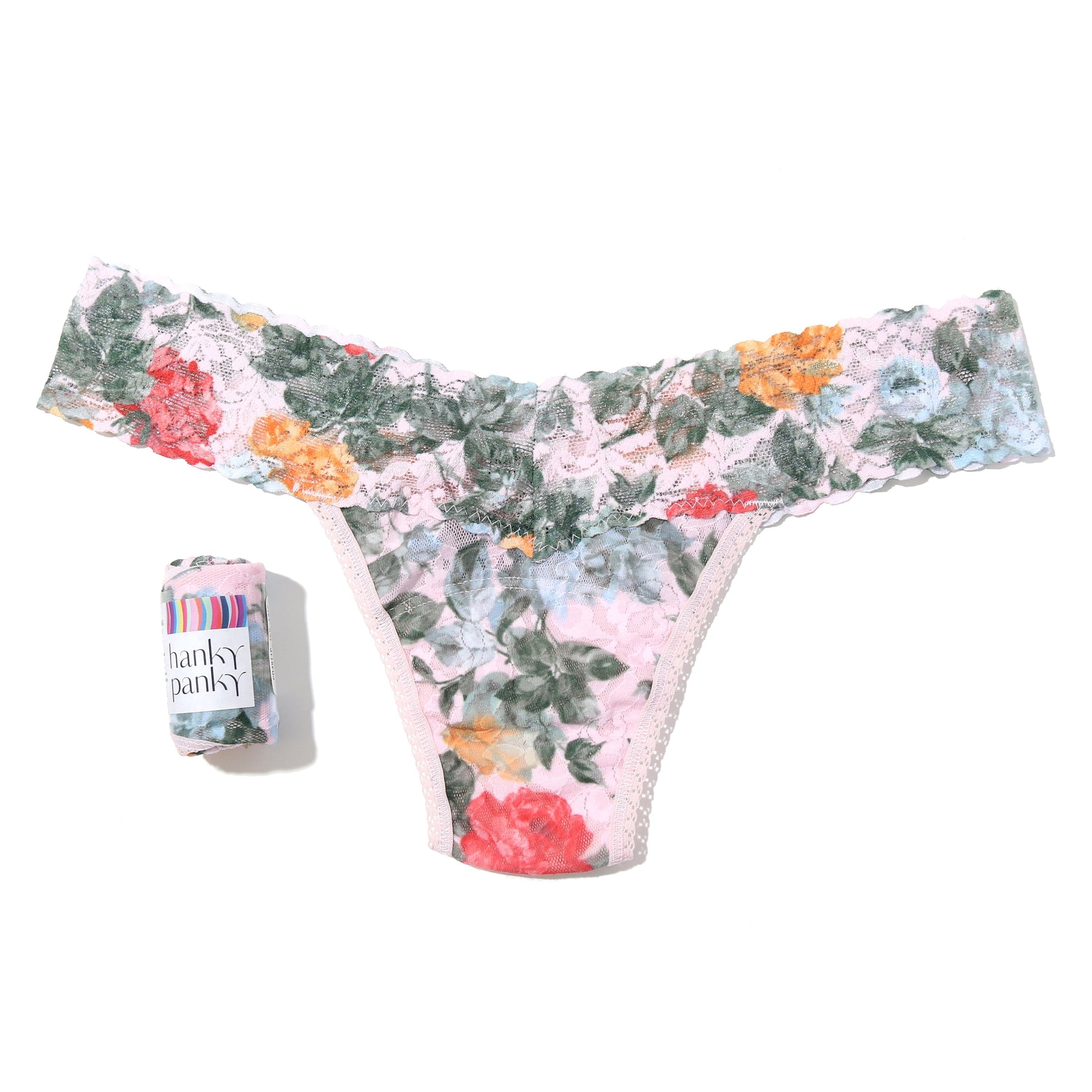 Signature Lace Low Rise Thong | Lost Promises