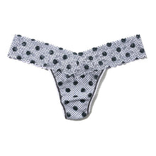 Signature Lace Low Rise Thong | Pinpoint (White)