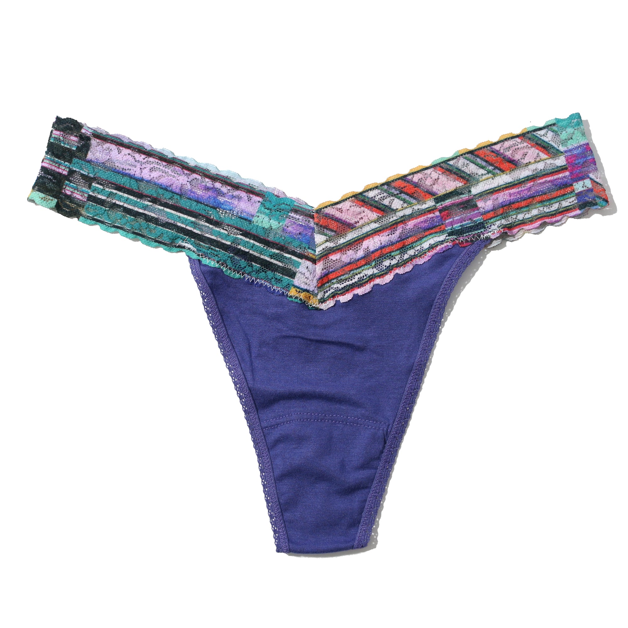 Modal Original Rise Thong | Purple Mountain/Bars & Stripes