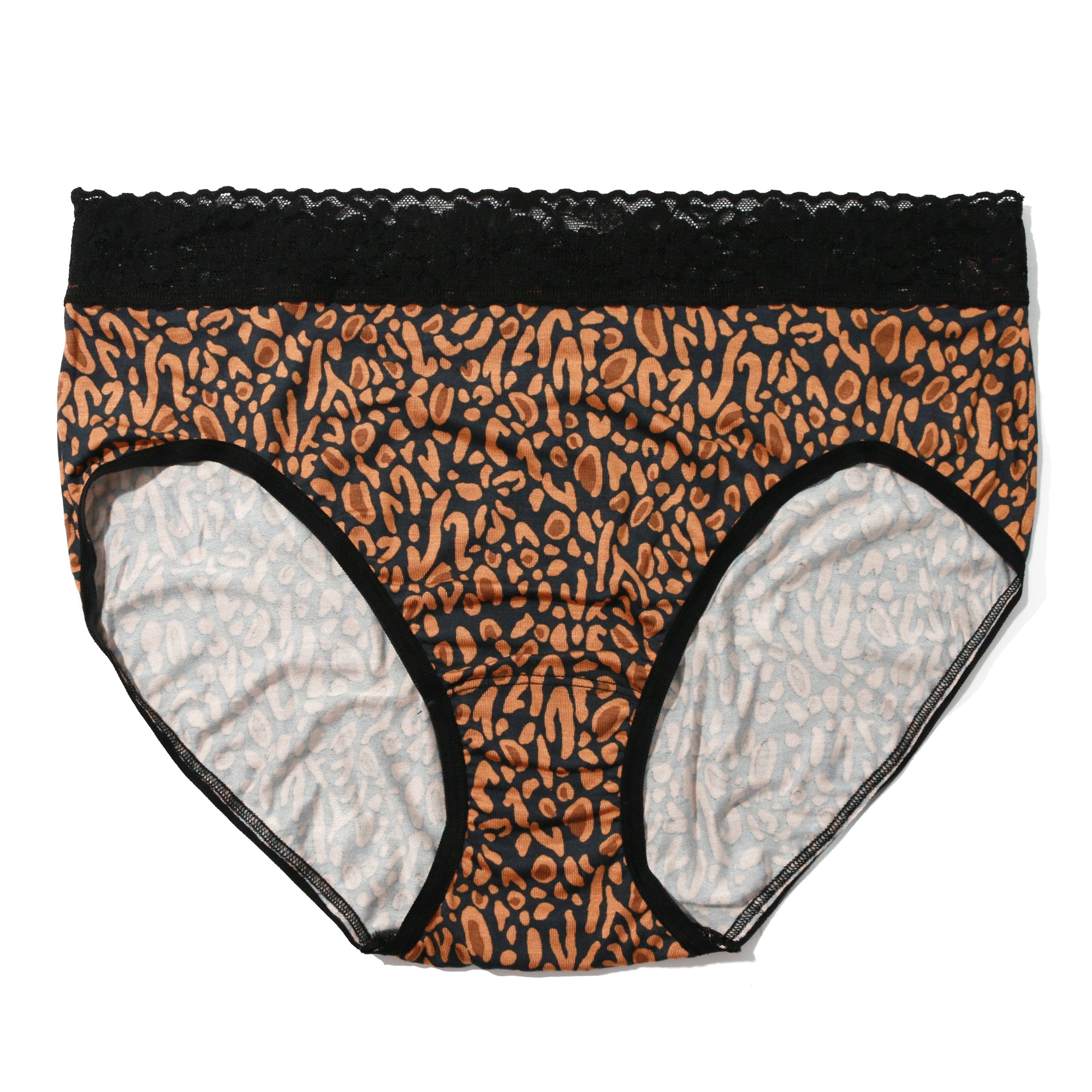 Plus Size Dream Modal French Brief | So Wild (Leopard)