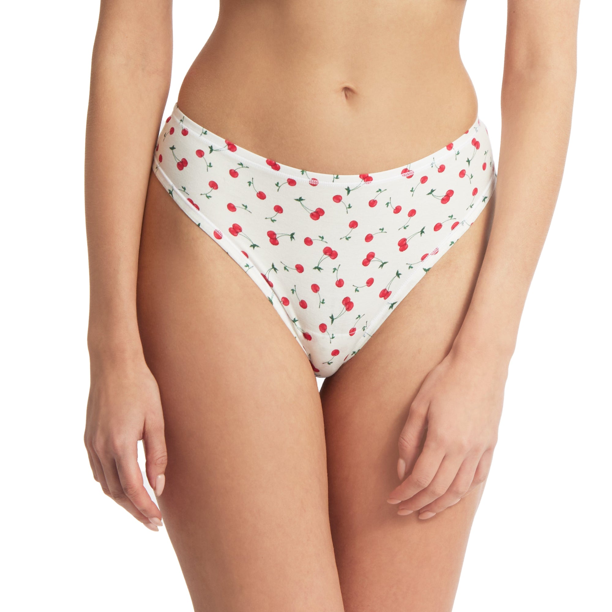 PlayStretch Natural Rise Thong | Cherry On Top