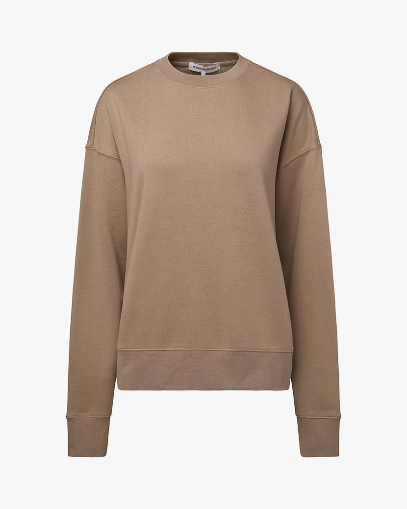Oversized Crewneck Sweatshirt | Cashmere