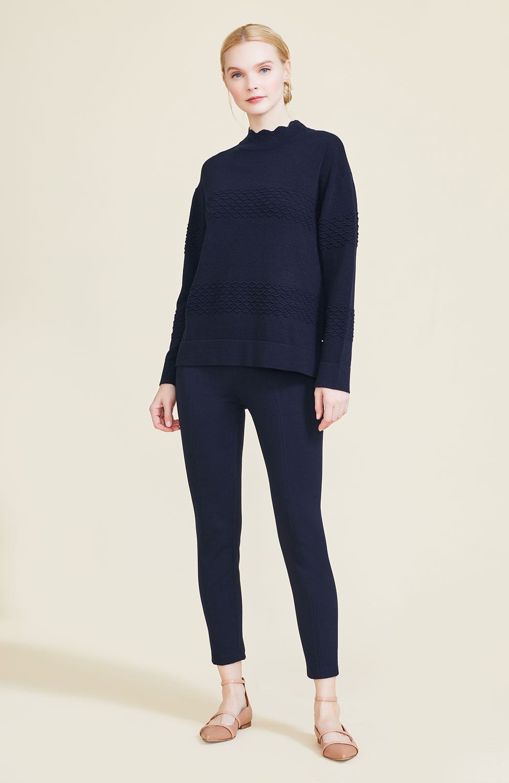 Ponte Susie Pant | Navy