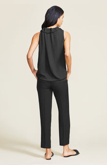 Fluid Crepe Erin Pant | Black