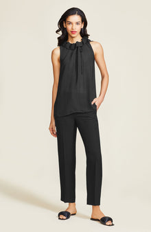 Fluid Crepe Erin Pant | Black