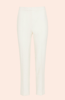 Stretch Crepe Erin Pant | Ivory