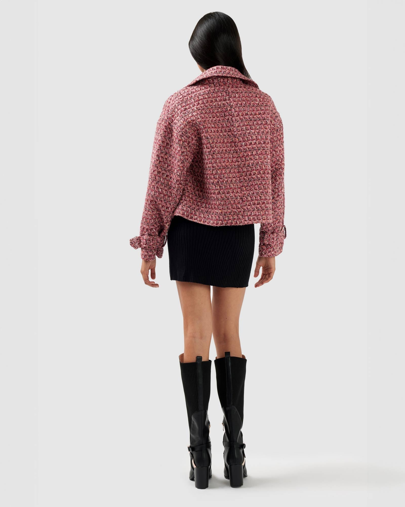 Power Over Me Tweed Jacket | Women | Red