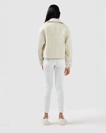 Power Over Me Tweed Jacket | Women | Beige Marle