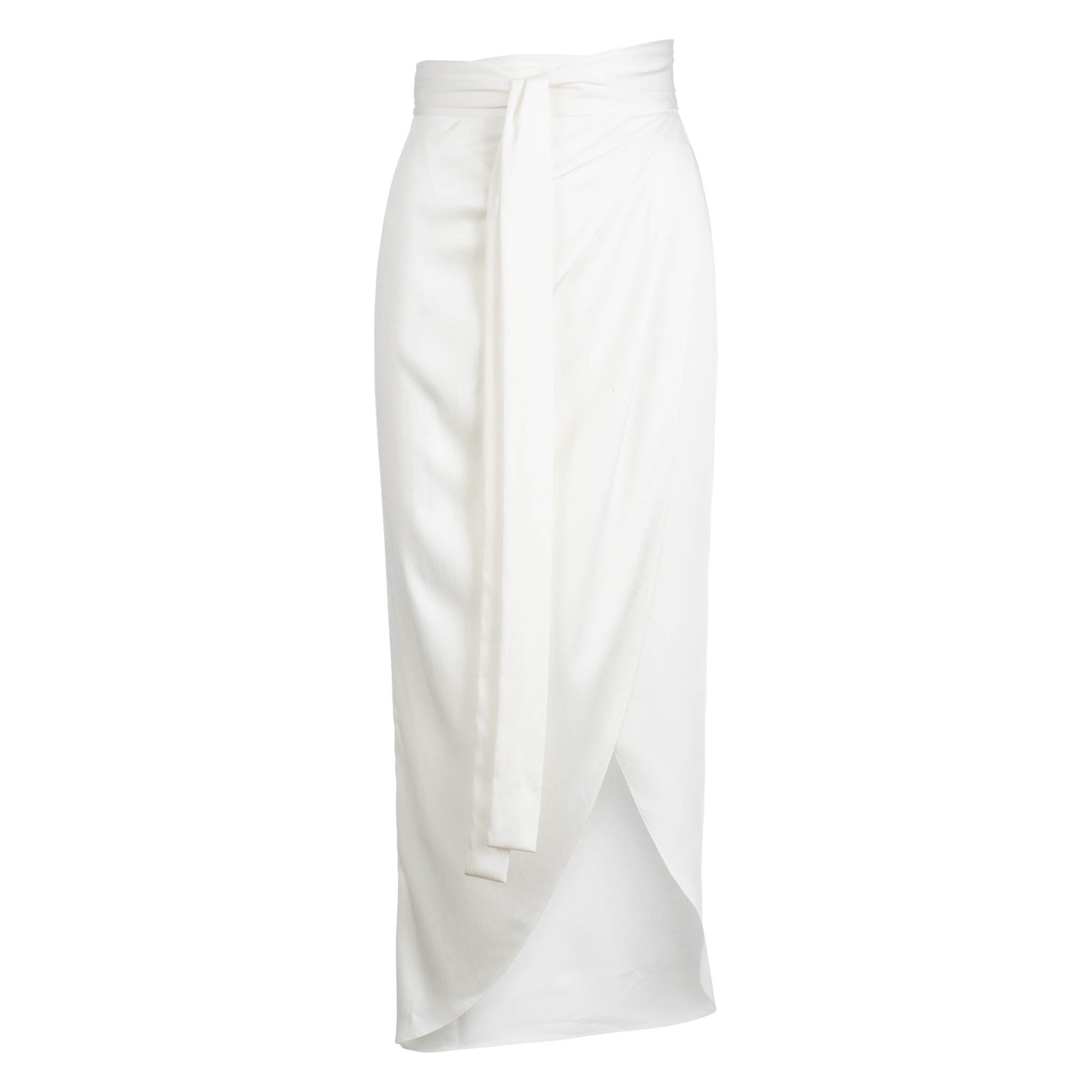 Wrap Midi Skirt | Ivory