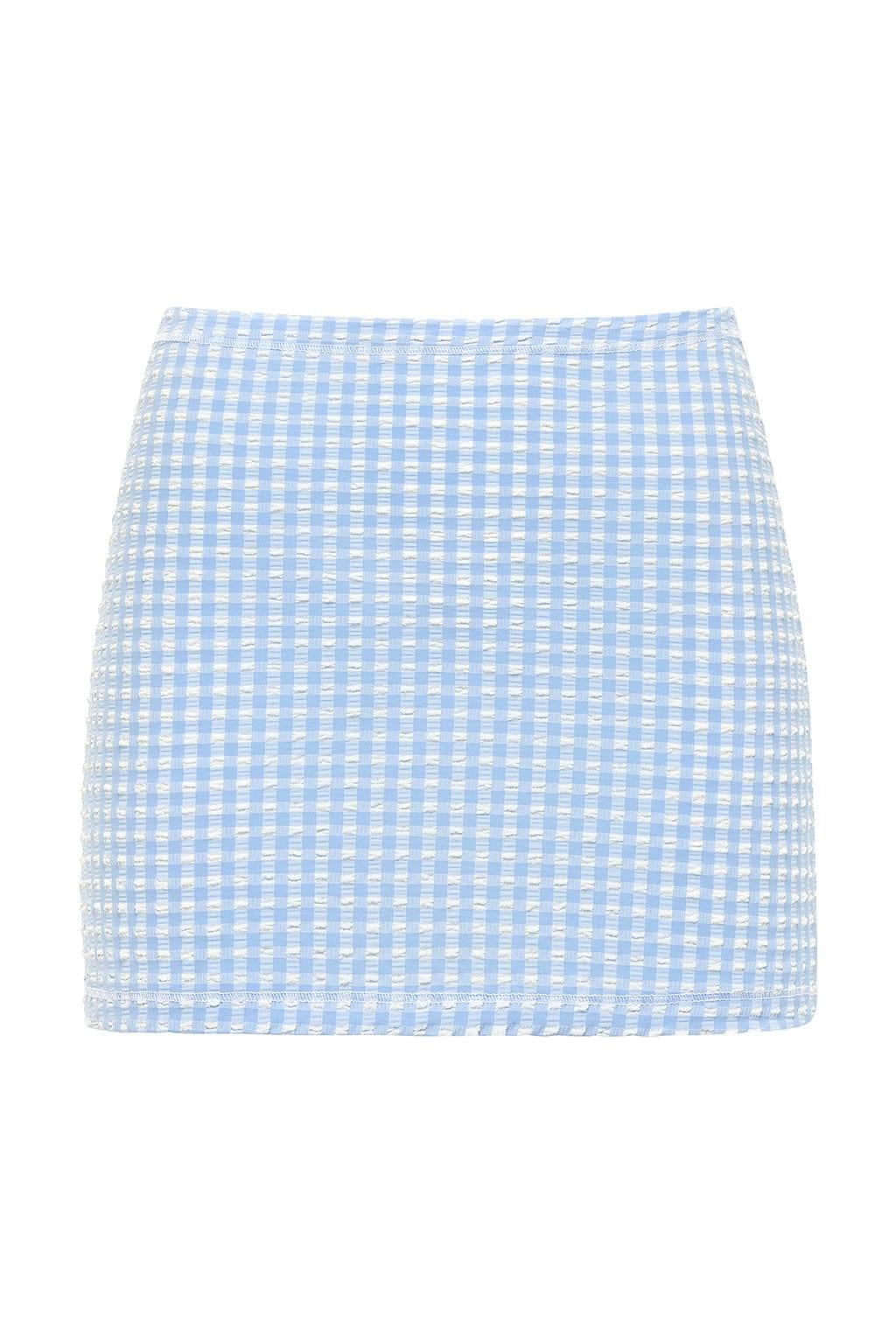 Skirt | Peri Micro Gingham