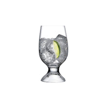 Red Or White Water Glasses | Clear Crystal | Set of 2