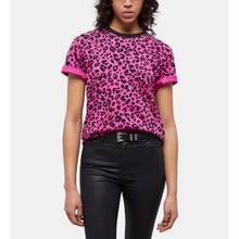 Printed T-Shirt | Women | Black x Pink