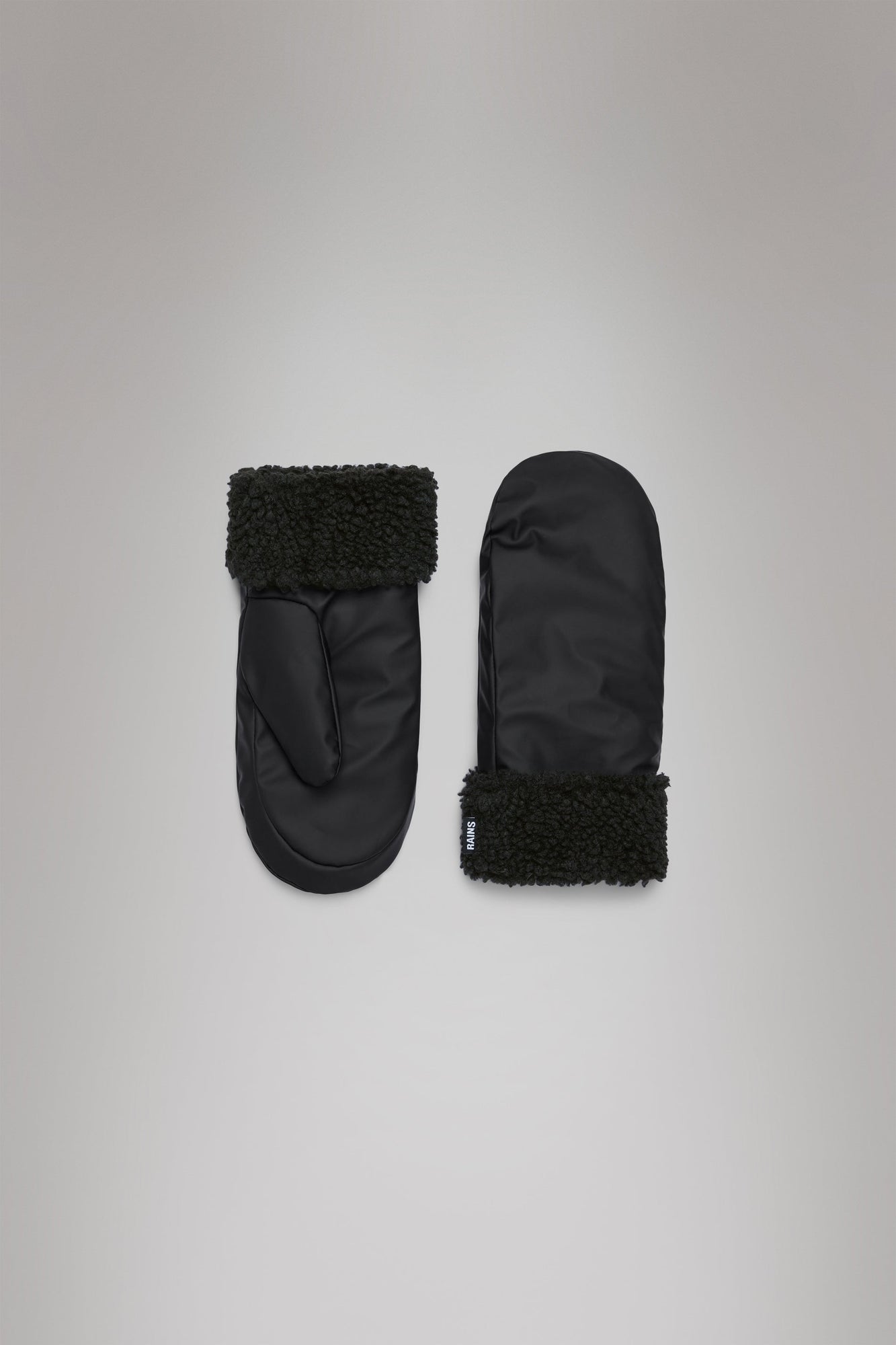 Puffer Fleece Mittens | Black