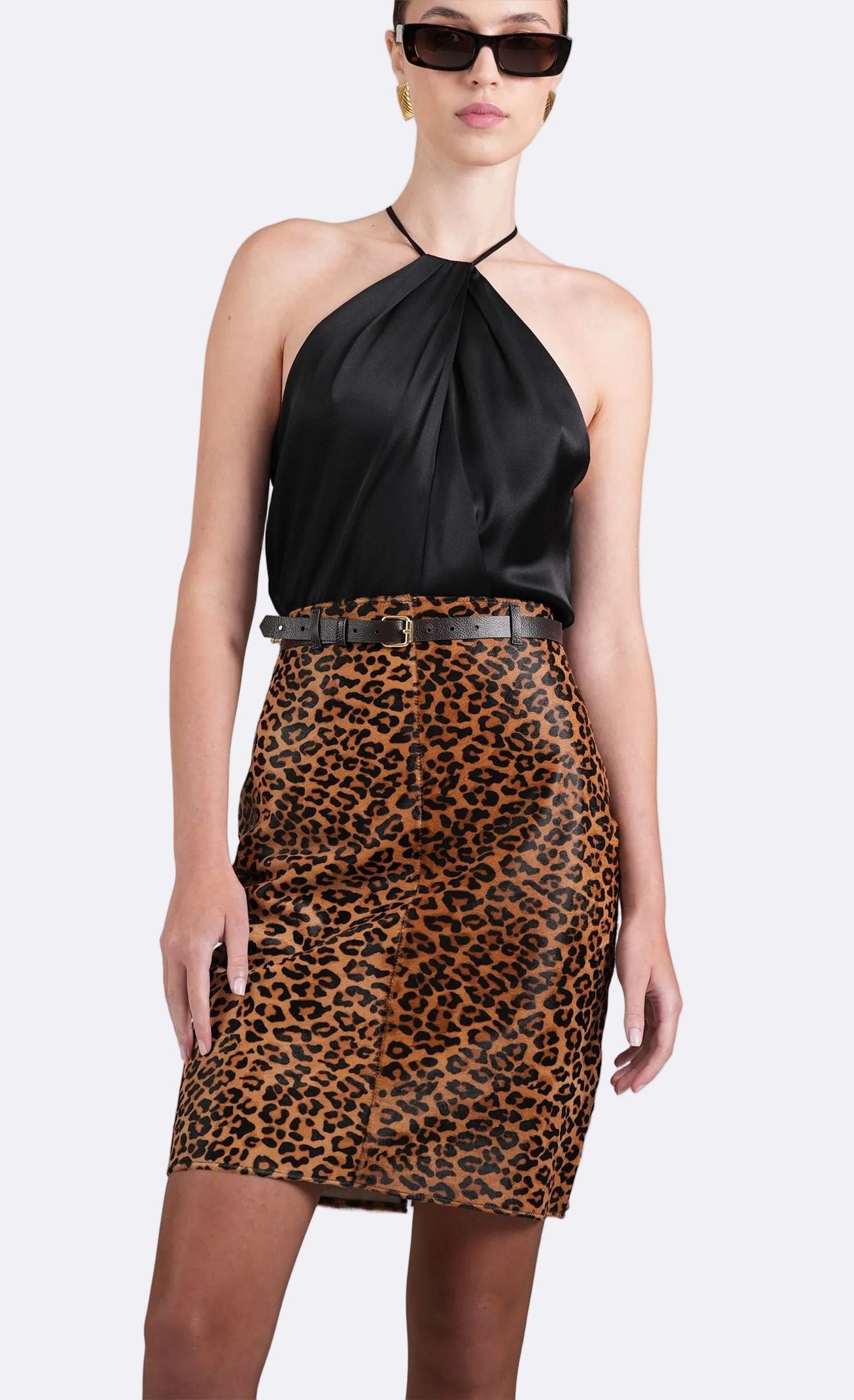Elva Silk Top | Black