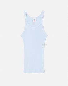 Hanes Ribbed Tank | Baby Blue