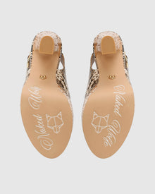 Womens | Rare Heel | Natural Snake