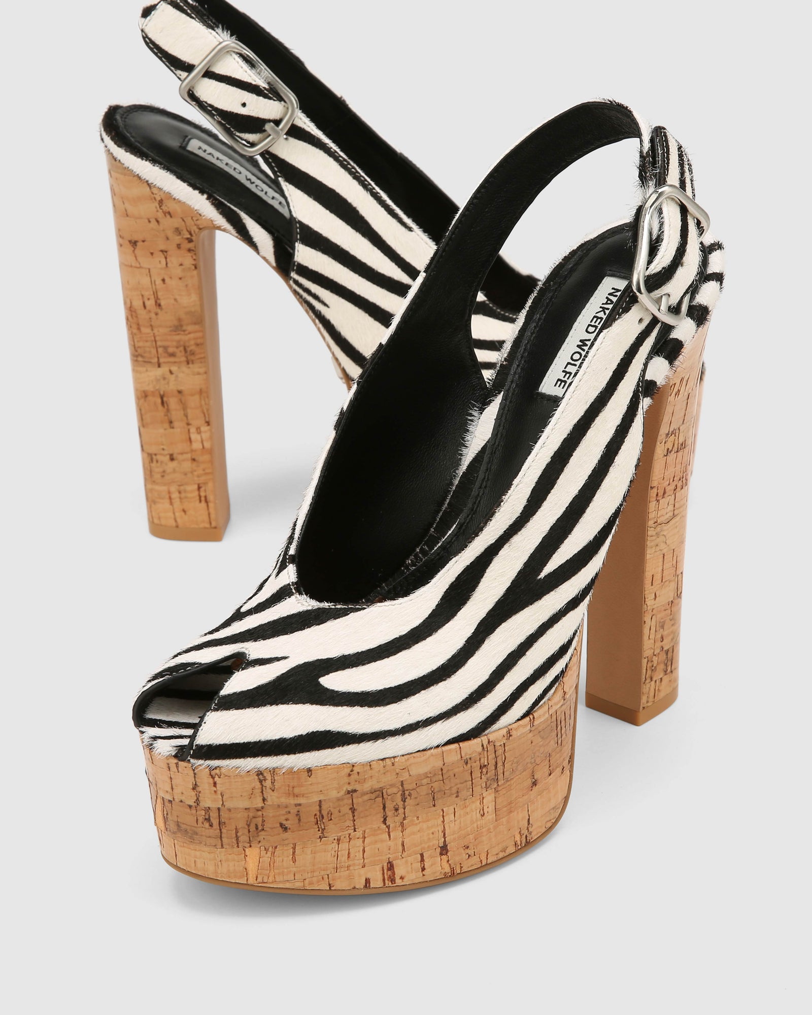 Womens | Rare Pony Heel | Zebra
