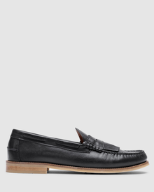 Mens | Ravello Leather Loafer | Black