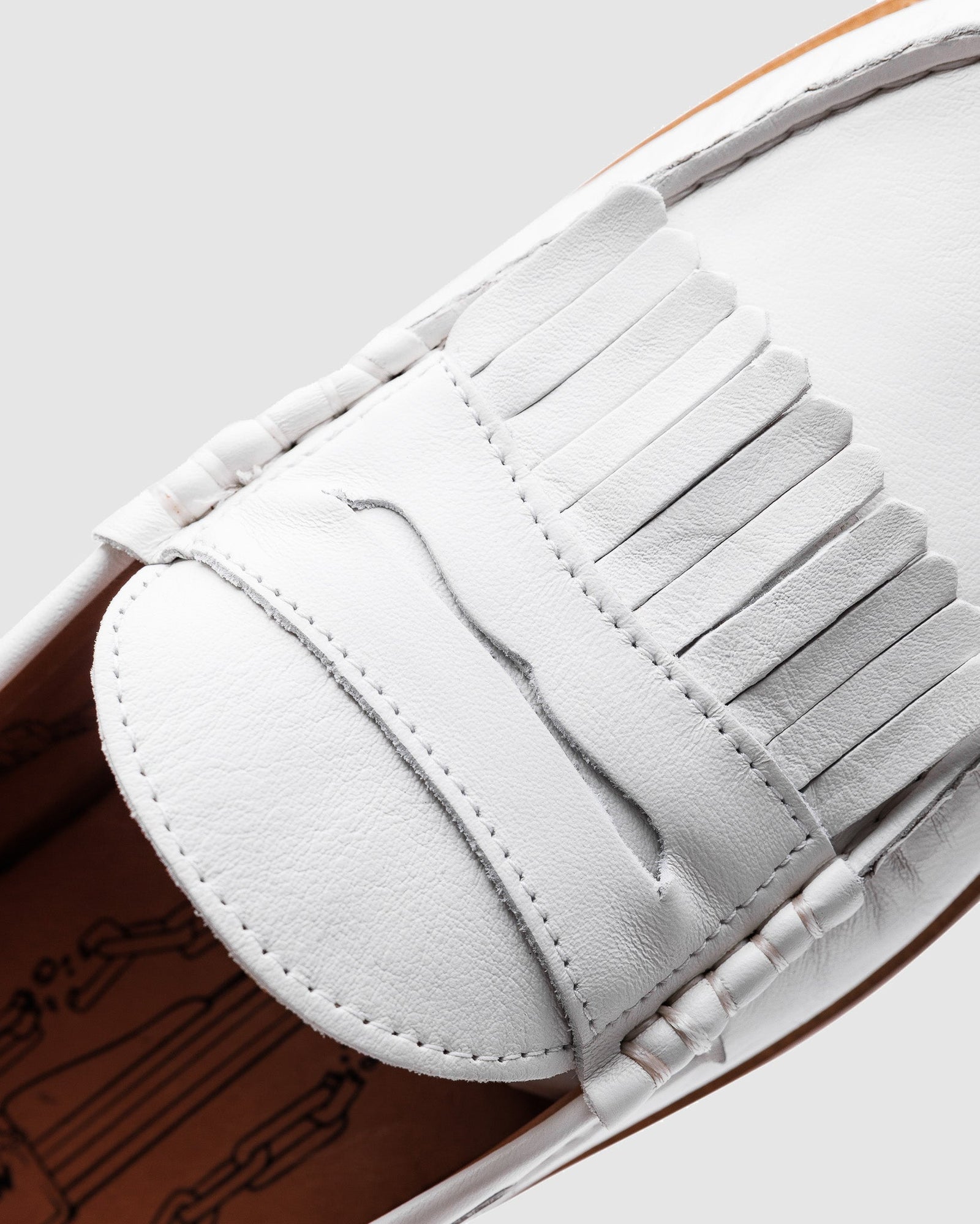 Mens | Ravello Leather Loafer | White