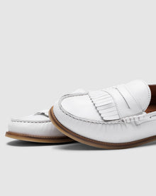 Mens | Ravello Leather Loafer | White