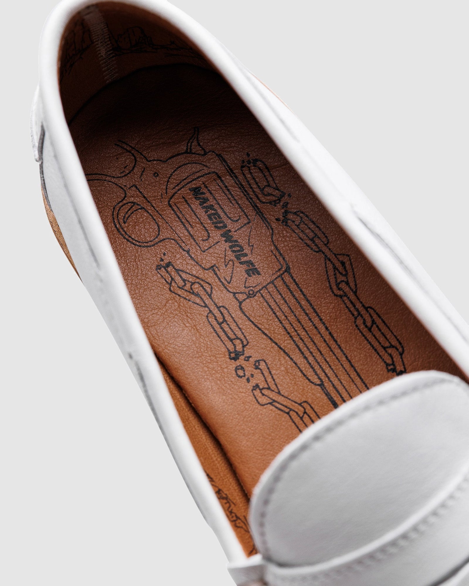 Mens | Ravello Leather Loafer | White