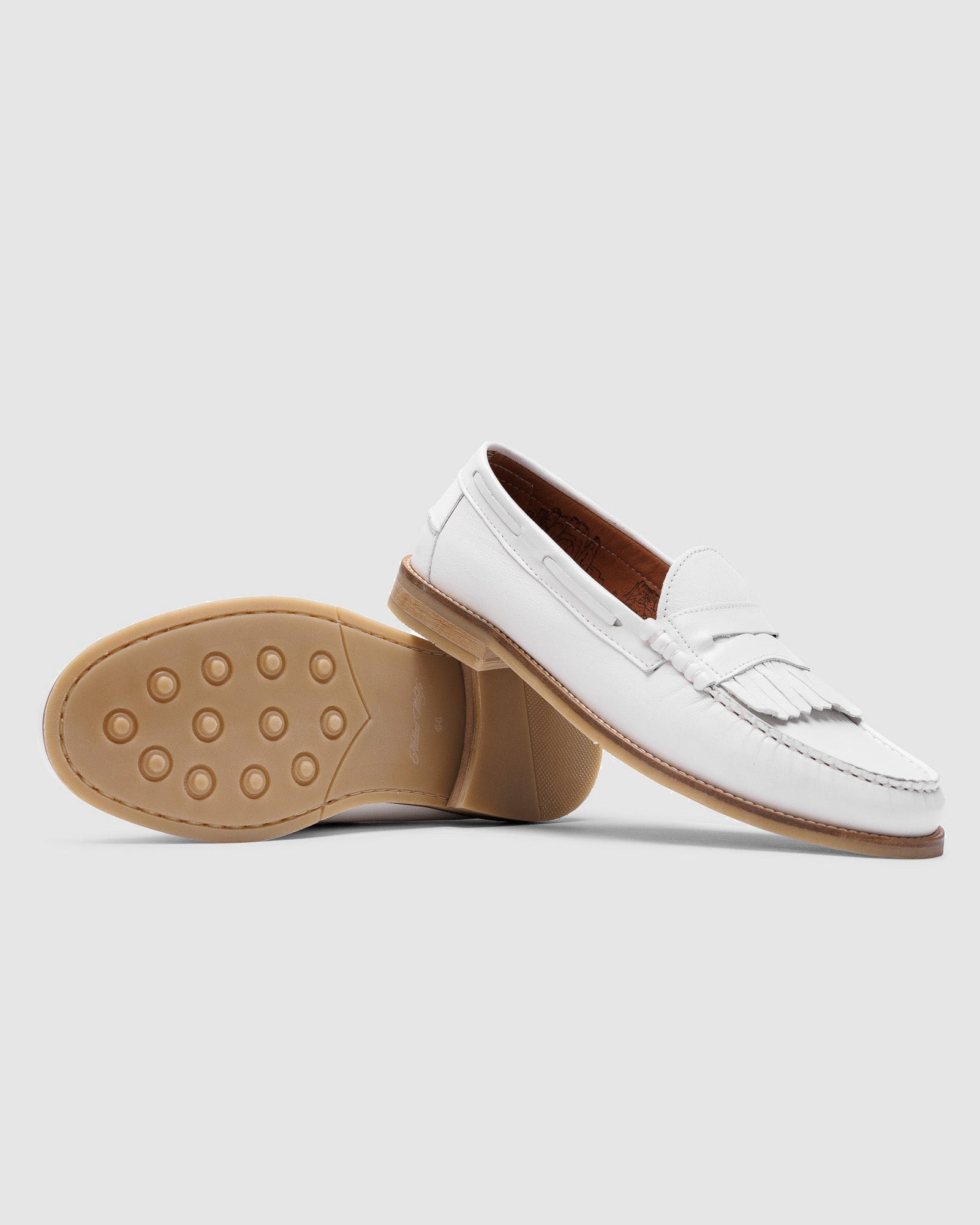 Mens | Ravello Leather Loafer | White