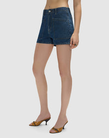Womens | The Bender Short | Rustic Indigo