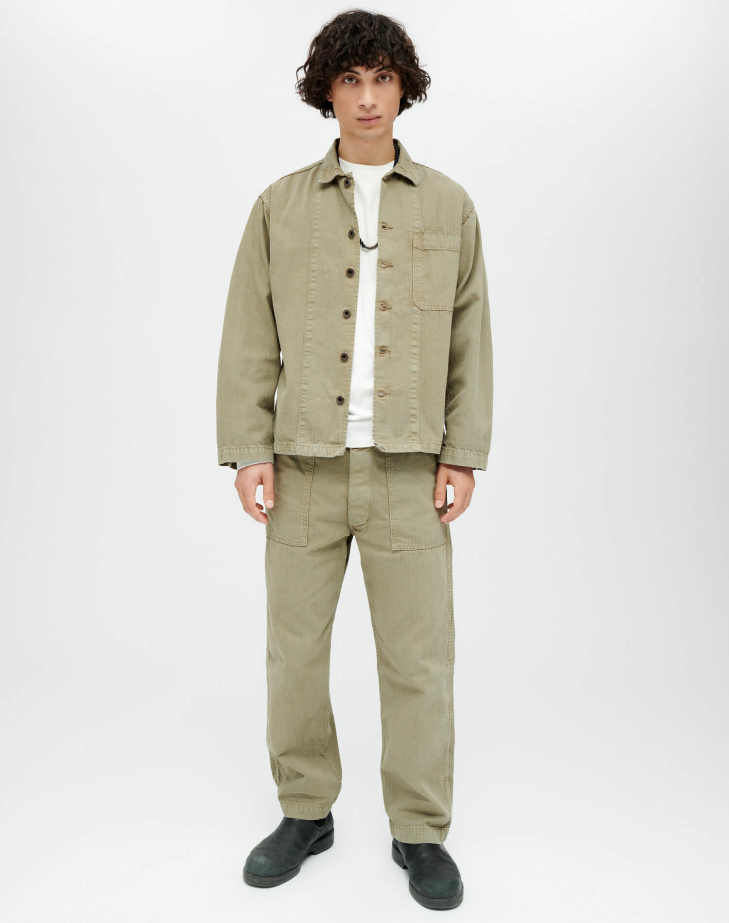 Mens | Cadet Shirt Jacket | Dirty Sage