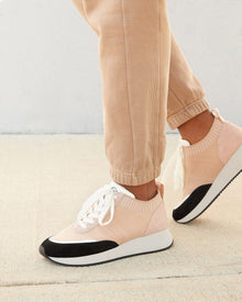 Remi Knit Sneaker | Natural/Black