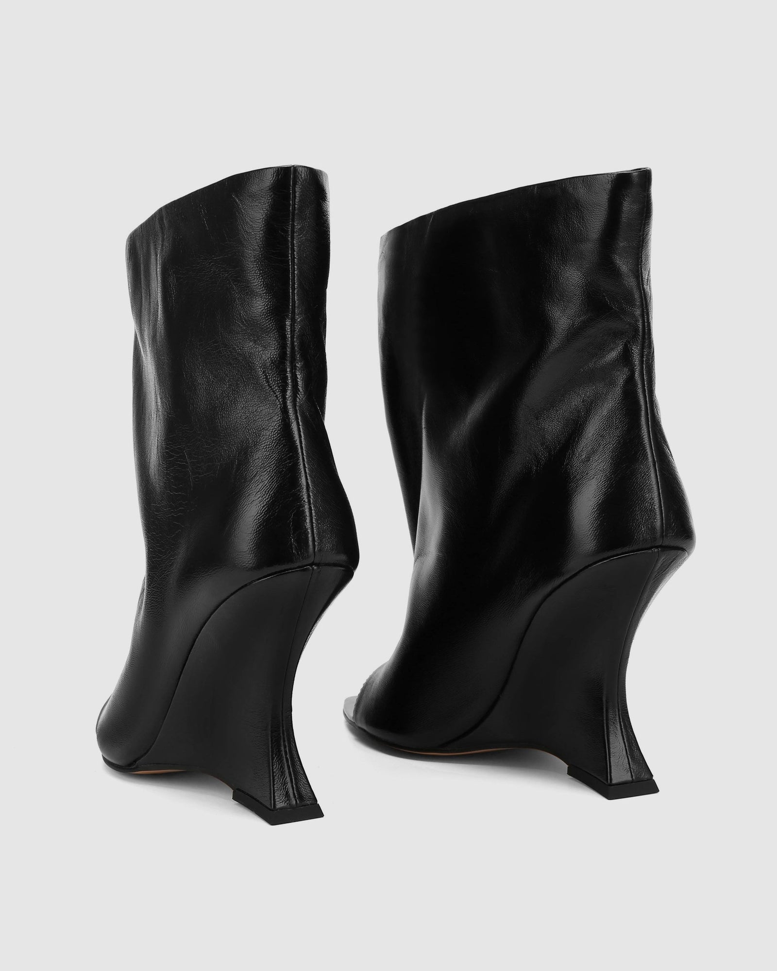 Womens | Reptile Leather Boot | Black