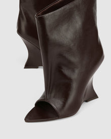 Womens | Reptile Leather Boot | Brown