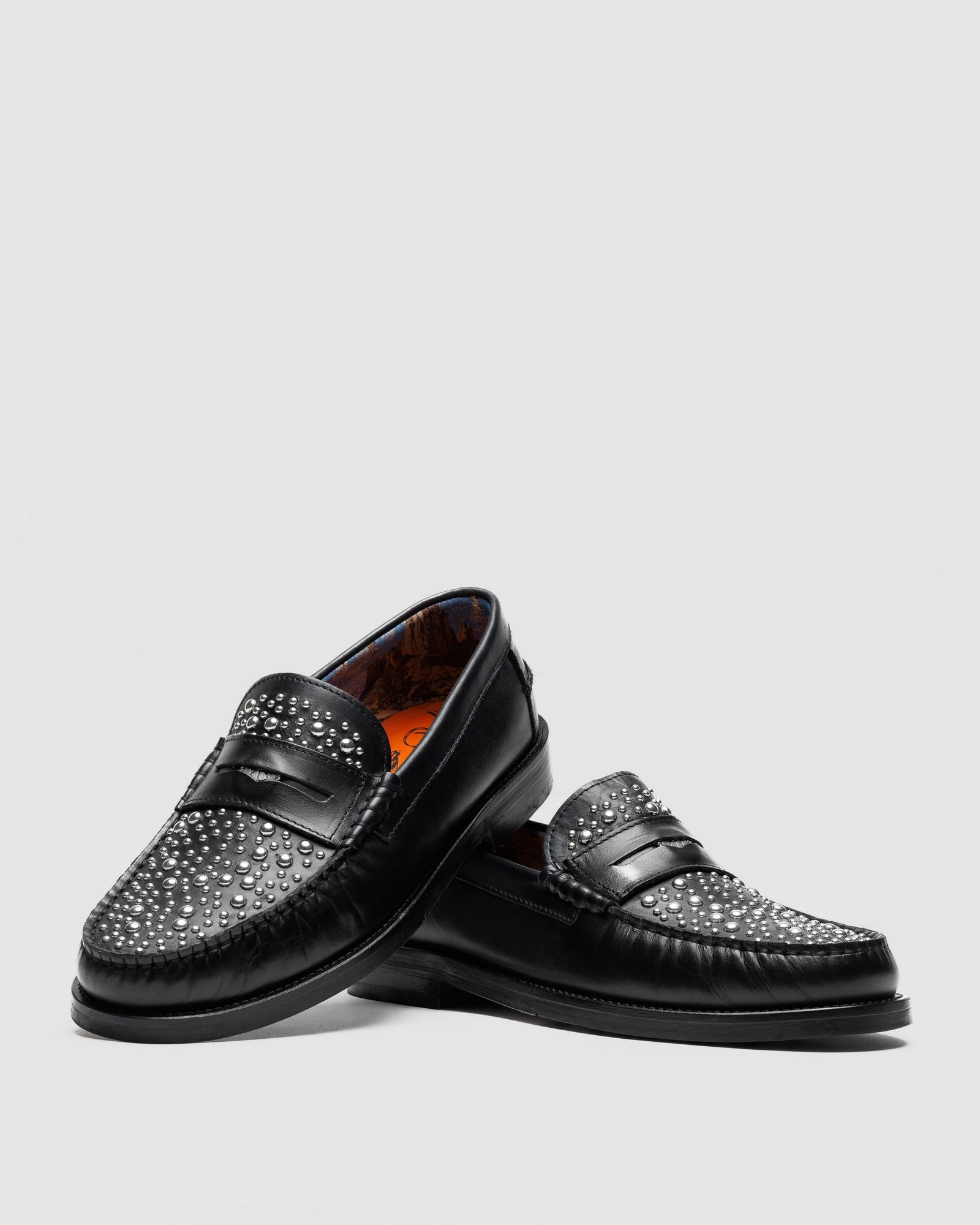 Mens | Riviera Loafer | Black Studs