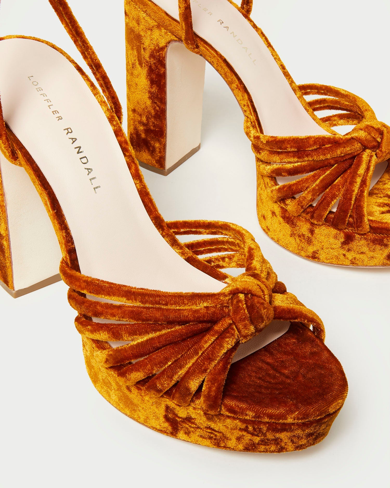 Rivka Knot Platform Sandal | Ochre