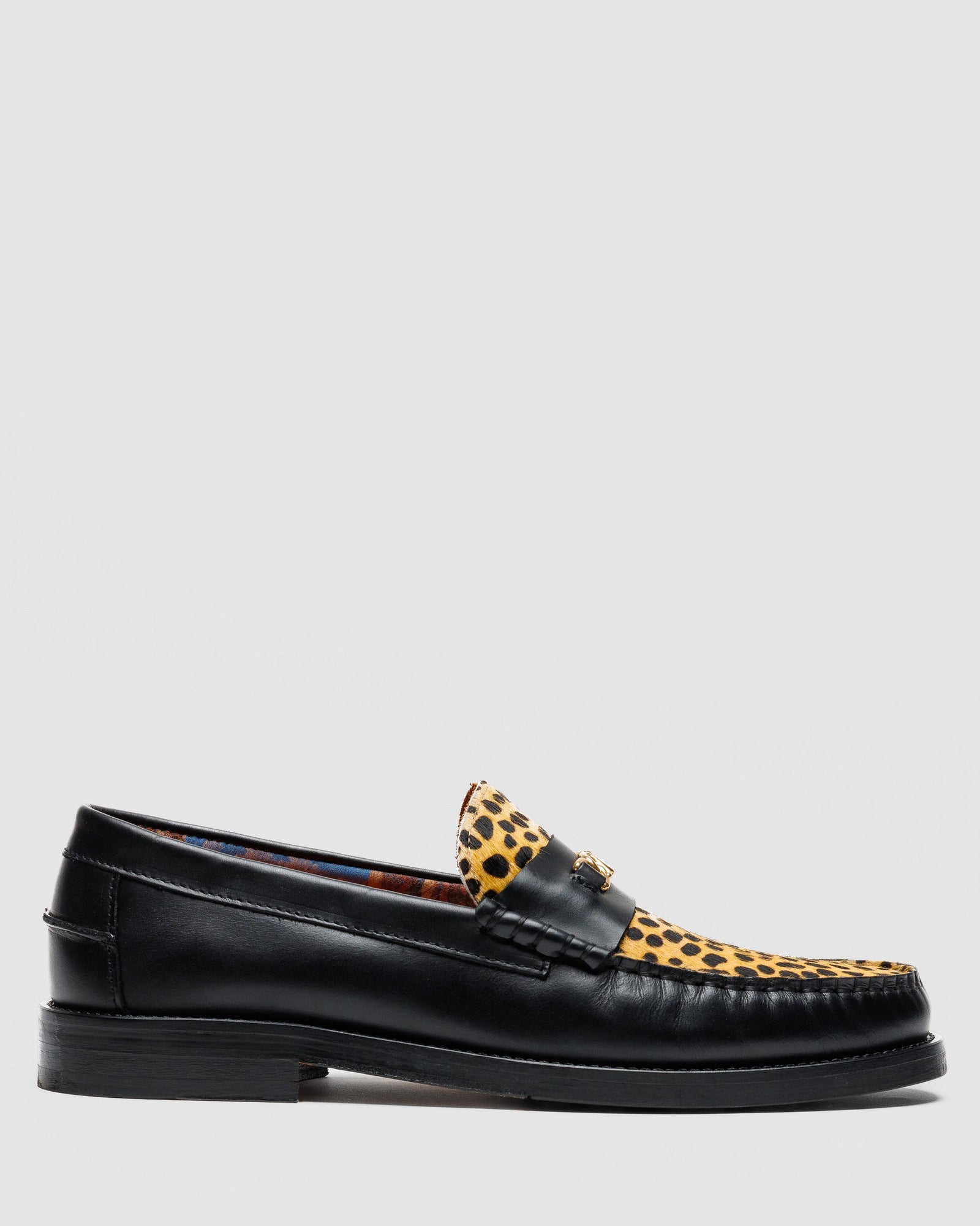 Mens | Roma Hair Snuff Loafer | Leopard