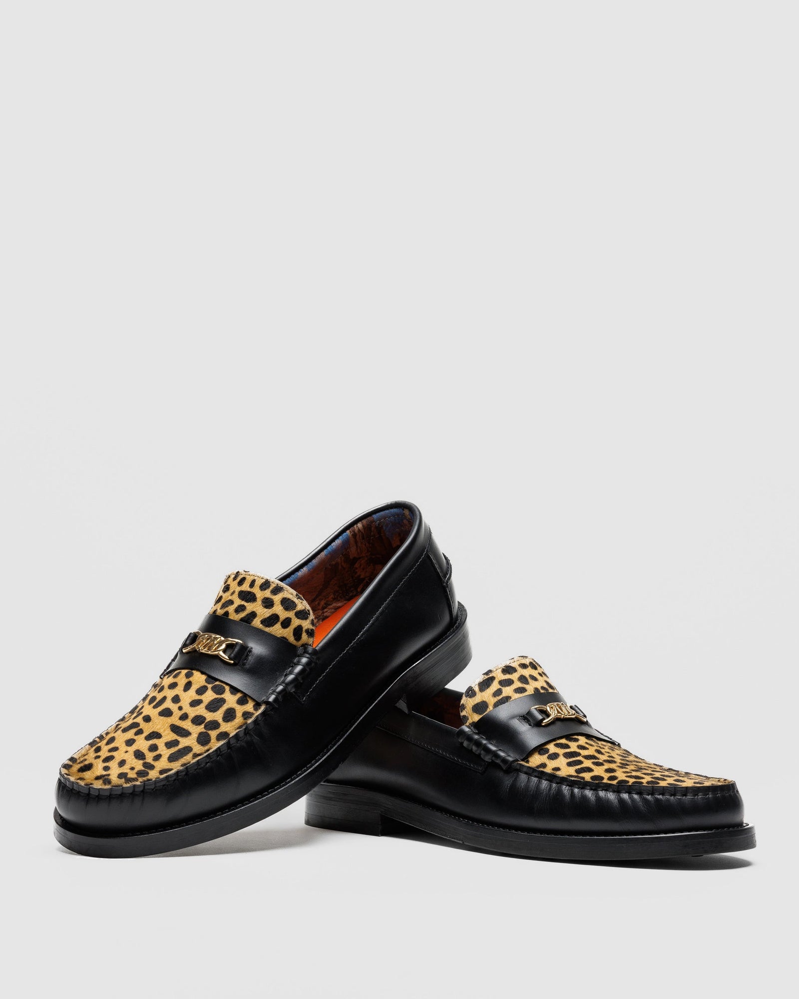 Mens | Roma Hair Snuff Loafer | Leopard