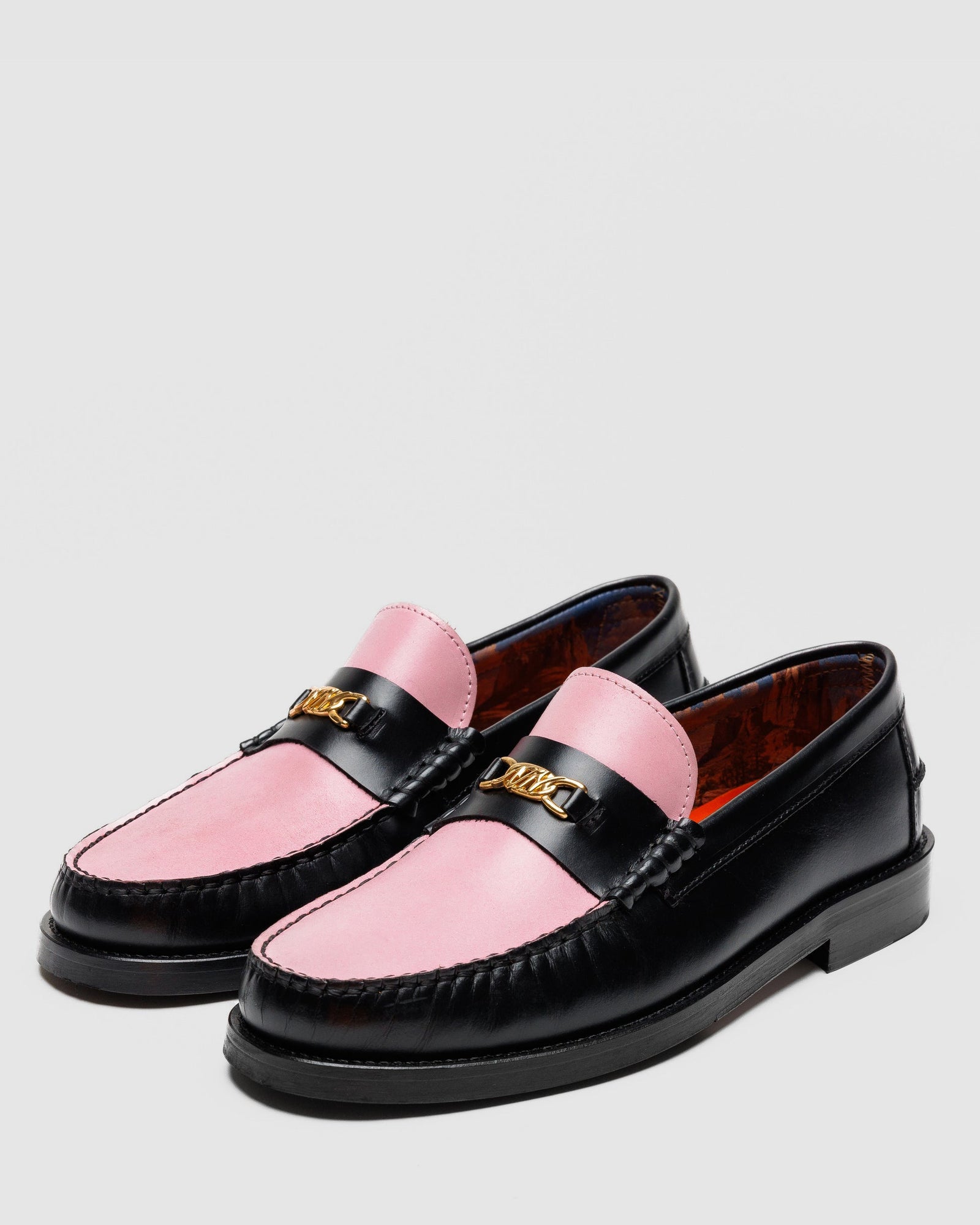 Mens | Roma Leather Loafer | Pink