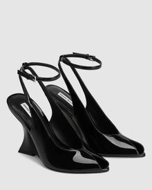 Womens | Ronnie Patent Heel | Black