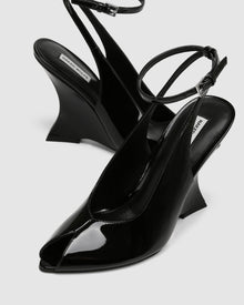 Womens | Ronnie Patent Heel | Black