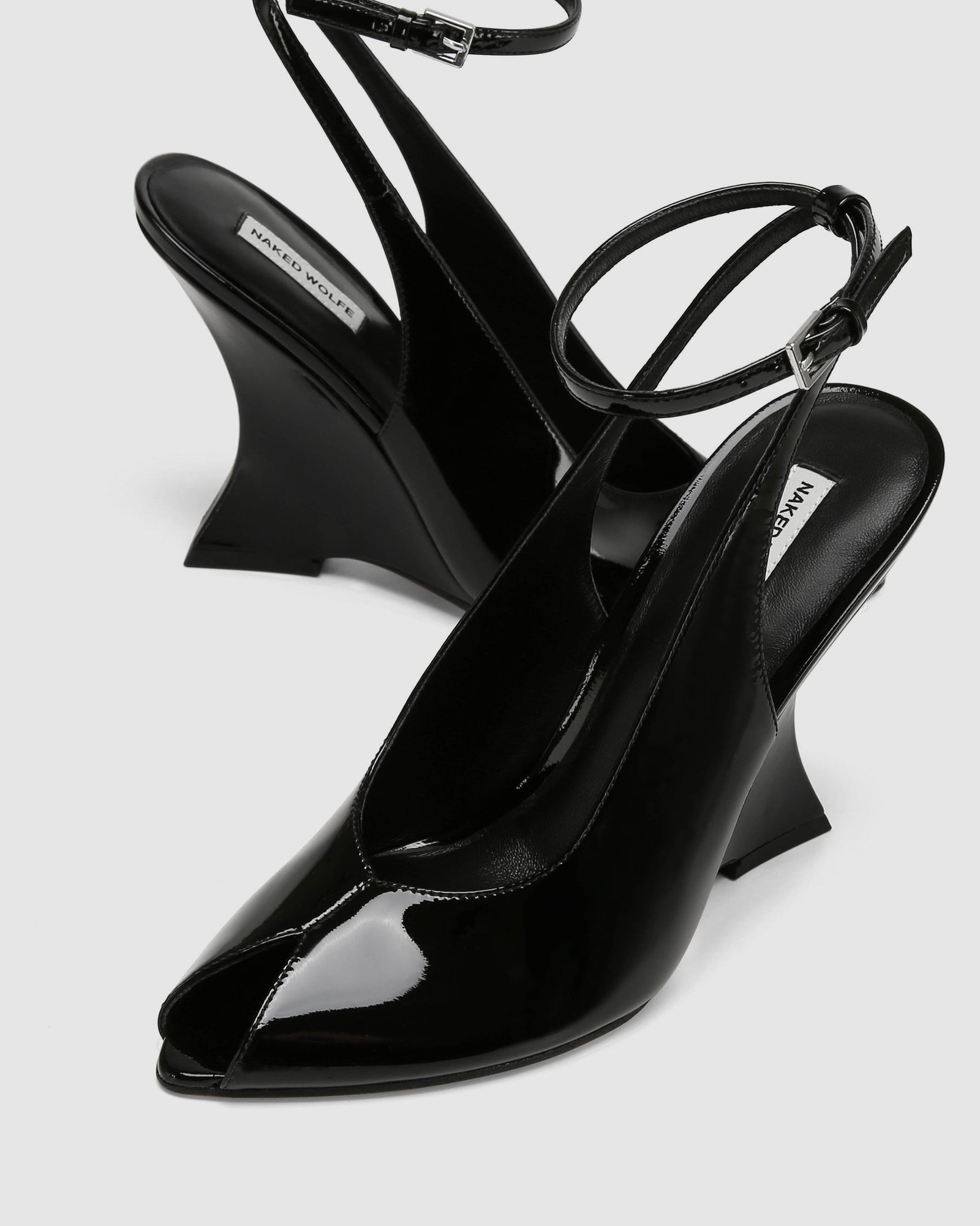 Womens | Ronnie Patent Heel | Black