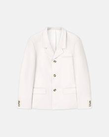 Womens | Rox Regenerated Leather Blazer | Crayon