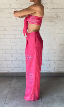 Rococo Sand | Cleo Cotton Silk Pant | Pink