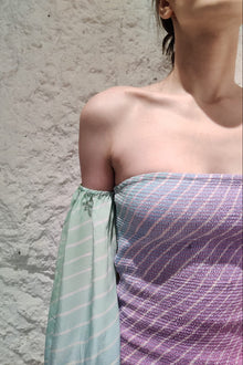 Evie Off-The-Shoulder Short Dress | Rainbow