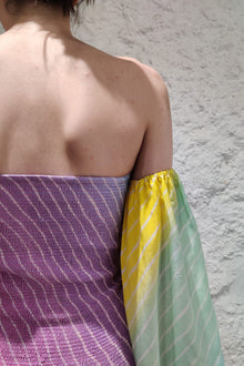 Evie Off-The-Shoulder Short Dress | Rainbow