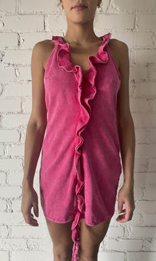 Rococo Sand | Juju Cotton Twill Short Dress | Pink