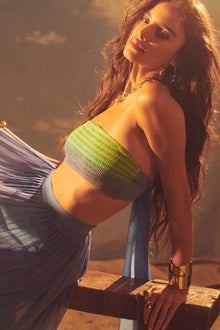 Long Skirt | Blue/Green Ombre