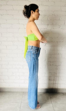 Womens | Zale Viscose Chiffon Bandeau | Green