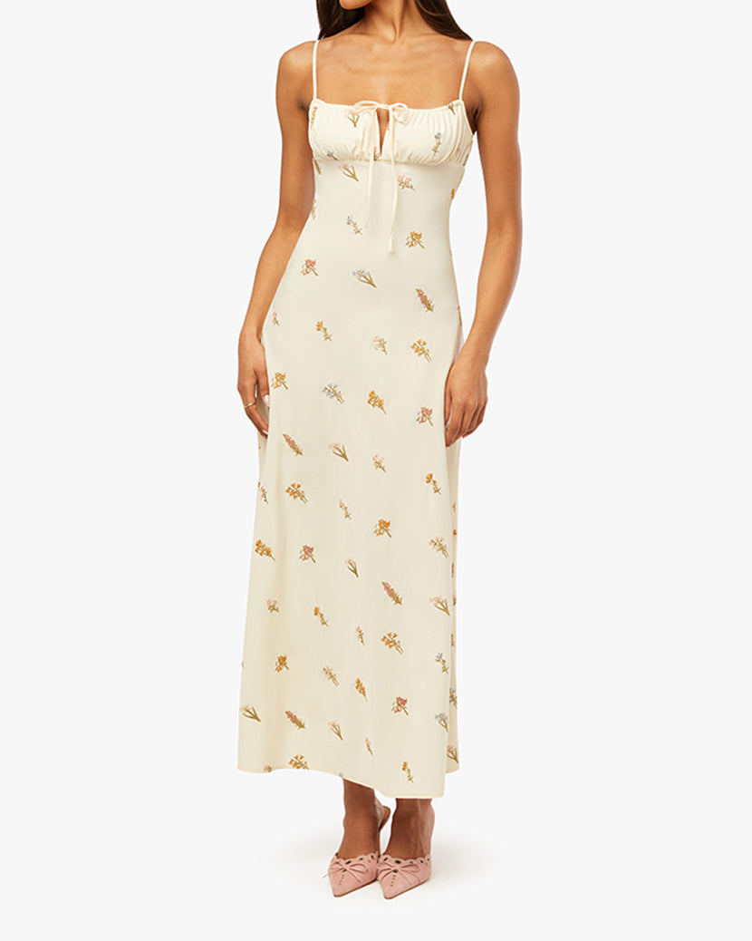 Cami Midi Dress | Antique White (V1)